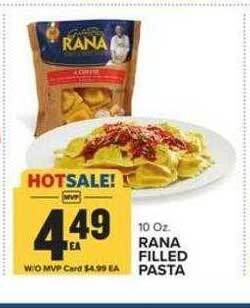 Food Lion Rana filled pasta offer