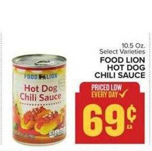 Food Lion Food lion hot dog chili sauce offer