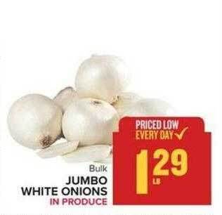 Food Lion Jumbo white onions offer