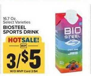 Food Lion Biosteel sports drink offer