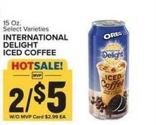 Food Lion International delight iced coffee offer