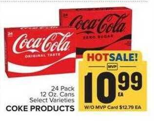 Food Lion Coke products offer