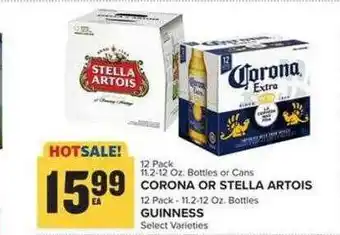Food Lion Corona or stella artois guinness offer