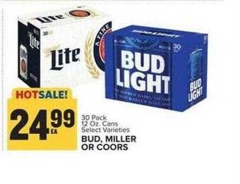 Food Lion Bud miller or coors offer