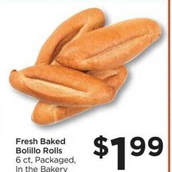 Foods Co Fresh baked bolillo rolls offer