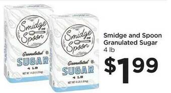 Smidge and spoon granulated sugar