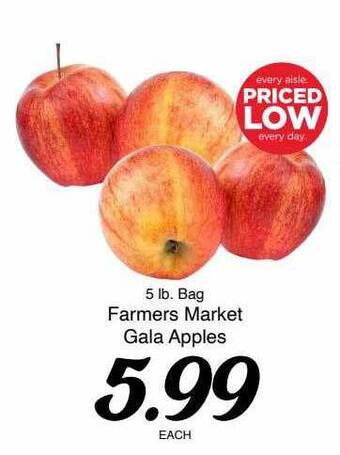 Harris Teeter Farmers market gala apples offer