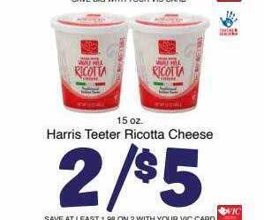 Harris Teeter Harris teeter ricotta cheese offer