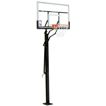 Walmart Nba 54" adjustable in-ground basketball hoop with tempered glass backboard offer