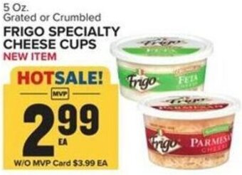 Food Lion Frigo Specialty Cheese Cups offer