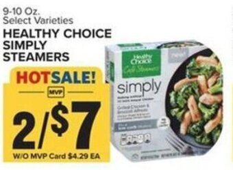 Food Lion Healthy Choice Simply Steamers offer