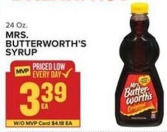 Food Lion Mrs. Butterworth's Syrup offer