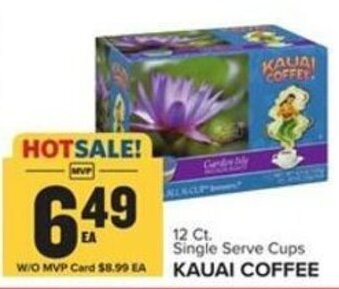 Food Lion Kauai Coffee offer