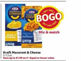 Winn Dixie Kraft macaroni & cheese offer