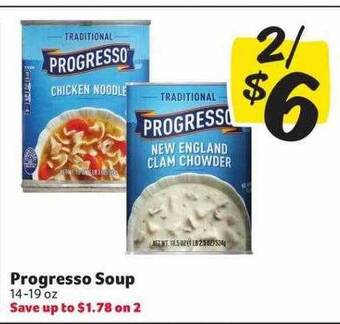 Winn Dixie Progresso soup offer