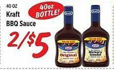 Rouses Kraft bbq sauce offer