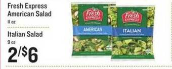 Lowes Foods Fresh express american salad italian salad offer