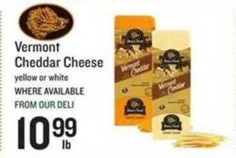 Lowes Foods Vermont cheddar cheese offer