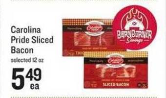 Lowes Foods Carolina pride sliced bacon offer