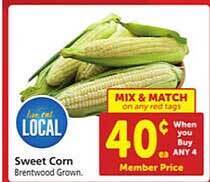 Safeway Sweet corn offer