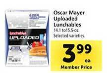 Safeway Oscar mayer uploaded lunchables offer