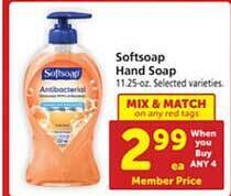 Safeway Softsoap hand soap offer