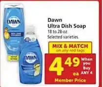 Safeway Dawn ultra dish soap offer