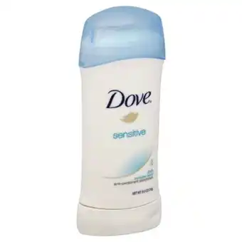 Raley's Dove anti-perspirant deodorant, invisible solid, sensitive offer