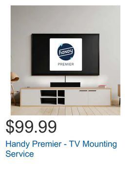 Costco Handy premier - tv mounting service offer