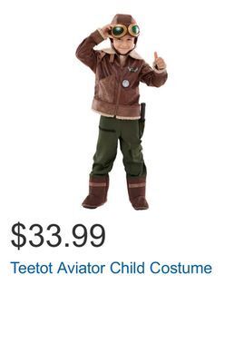Costco Teetot aviator child costume offer