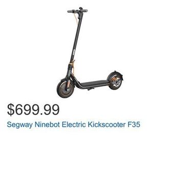 Costco Segway ninebot electric kickscooter f35 offer