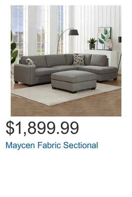 Costco Maycen fabric sectional offer