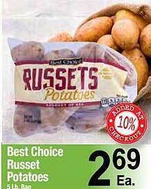 Food Giant Best choice russet potatoes offer