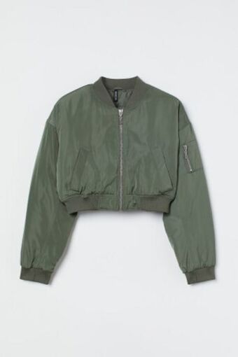 H&M Crop bomber jacket offer
