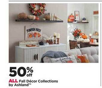 Michaels Fall décor collections by ashland offer