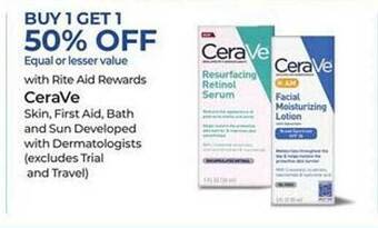 Rite Aid Cerave offer