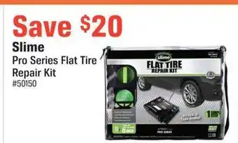AutoZone Slime pro series flat tire repair kit offer