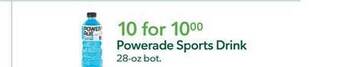 Publix Powerade sports drink offer