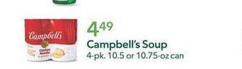 Publix Campbell's soup offer