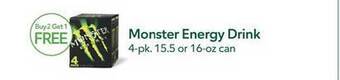 Publix Monster energy drink offer