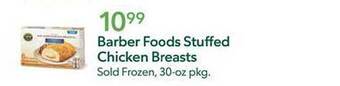 Publix Barber foods stuffed chicken breasts offer