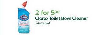 Publix Clorox toilet bowl cleaner offer