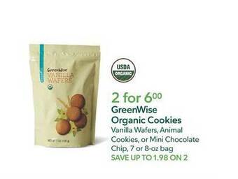 Publix Greenwise organic cookies offer