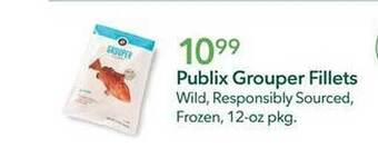 Publix Publix grouper fillets offer