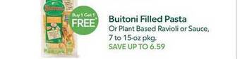 Publix Buitoni filled pasta offer