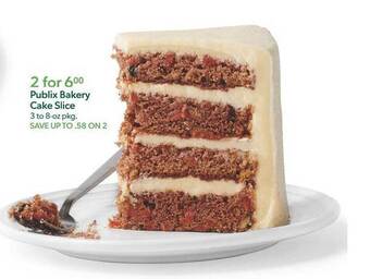 Publix Publix bakery cake slice offer