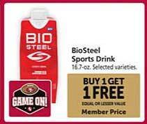 Safeway Biosteel sports drink offer