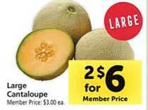 Safeway Large cantaloupe offer