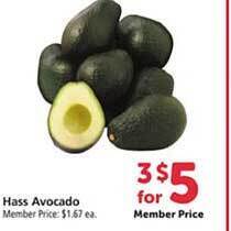 Safeway Hass avocado offer