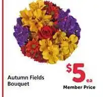 Safeway Autumn fields bouquet offer